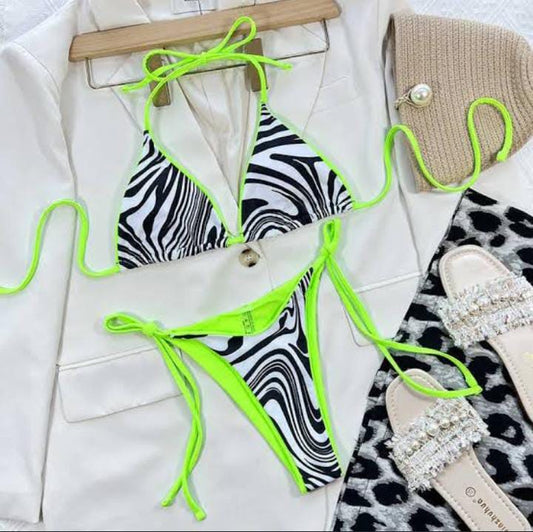 2Pcs Leopard Set B&W