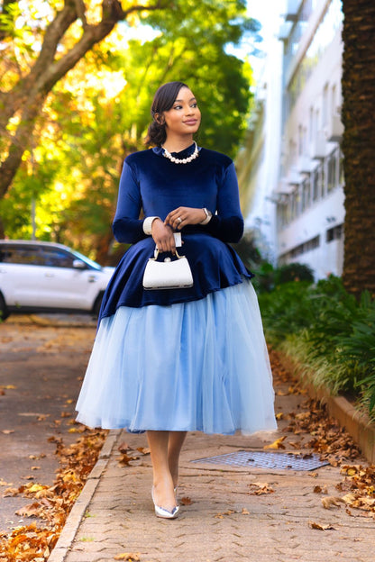 Velvet Couture Dress