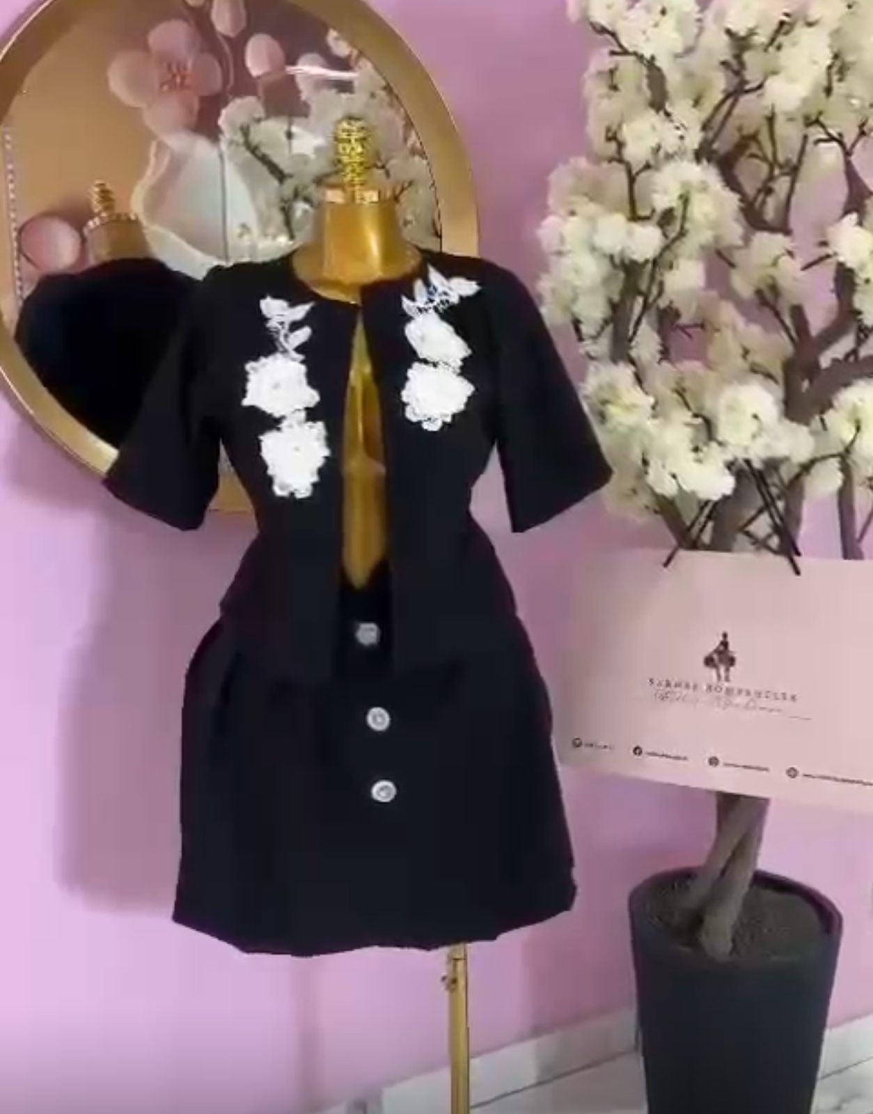 Noir Floraison Set